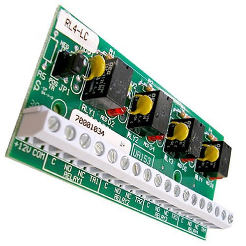 DSC-RL4-LC Low Current 4-Relay Board Image of 3W-RL4LC