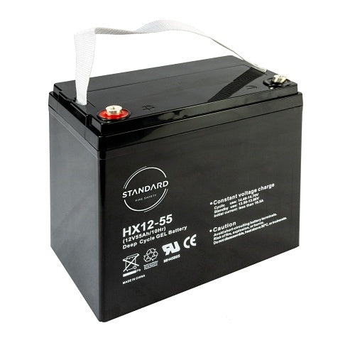 Standard Fire Safety SD6000-B12550 12V 55Ah Rechargable Battery