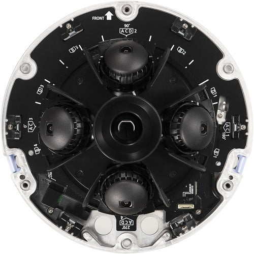i-PRO WV-S8543G 3-4MP Outdoor Multi-Directional IP Camera with AI Engine, Smoke Dome Type