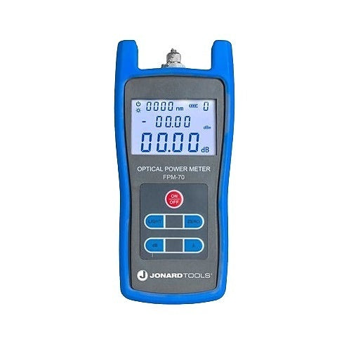 Jonard Tools FPM-70 Fiber Optic Power Meter -70 to +6 dBm with FC/SC/LC Adapters