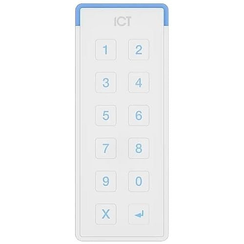 ICT PRX-TSEC-STD-KP-BT-W tSec Standard Multi-Technology Card Reader with Keypad and Bluetooth Wireless Technology, wHITE