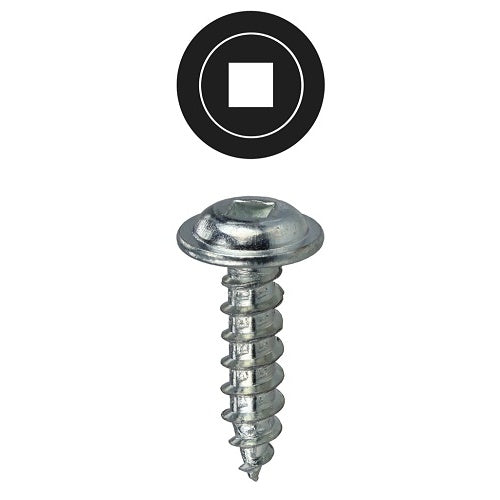 Dottie KWDD10114 #10 X 1-1/4\\" Square Drive Wafer Head K-Lath Metal Screw