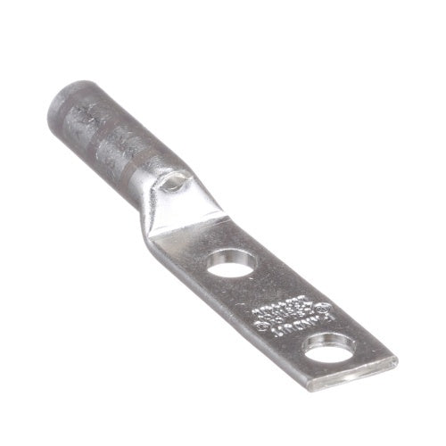 Panduit LCC4-14DW-L Compression Connector Lug, 2-Hole, #4-#3AWG, Copper