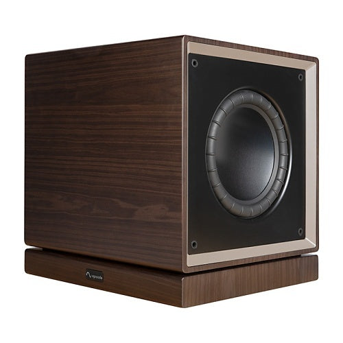 Episode ES-SUB-MEGA-D10-WLN MEGA D-Series 10" Dual Sealed Subwoofer with Amplifier, Walnut