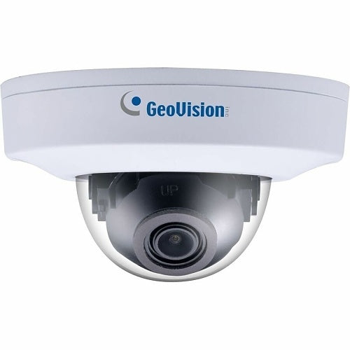 GeoVision GV-TFD4800 4MP Indoor Super Low Lux WDR Pro IR Mini Dome IP Camera, 2.8mm Fixed Lens, White