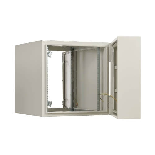 Tripp Lite SRN4G12USDP SmartRack Industrial Enclosure with Lock, Wall Mount, Hinged Back, 32\\" Depth, 12U, NEMA 4, Metal, Gray