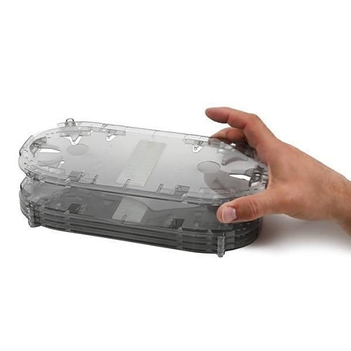 Siemon LVS24-LCPVRAB1A 24-Port OM4 Aqua Fiber Optic Adapter Line Card