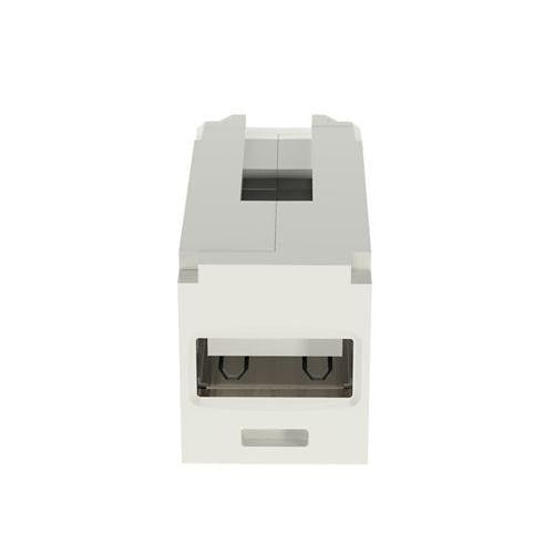 Panduit CMUSBAAIW Mini-Com USB 2.0 Female A to Female A Coupler, Off White