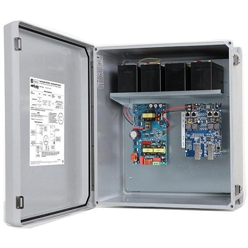 Altronix NETWAYSP4TCW57 NetWaySP Series 4-Port Outdoor Hardened PoE Switch with Battery Charger, NEMA 4/4X