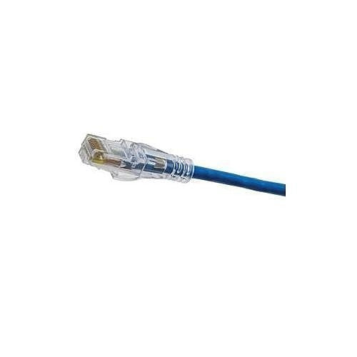 Hubbell HCL6AB01X24 NEXTSPEED Ascent CAT6A 28-8 Low Diameter Patch Cable, 1\', 24-Pack, Blue