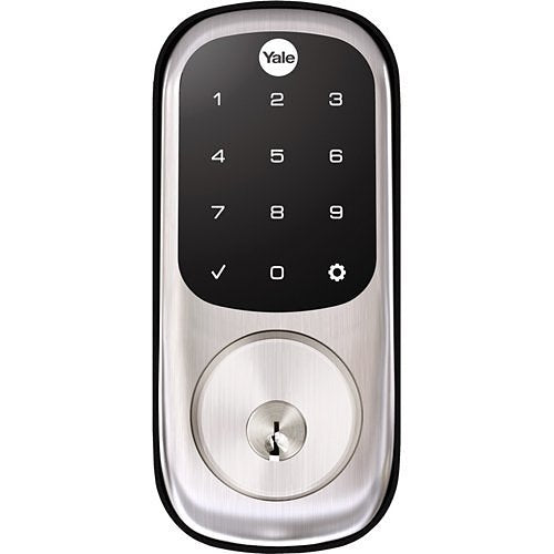 Yale YRD226-ZW2-619 Assure Lock Smart Touchscreen Deadbolt with Z-Wave Plus, Satin Nickel