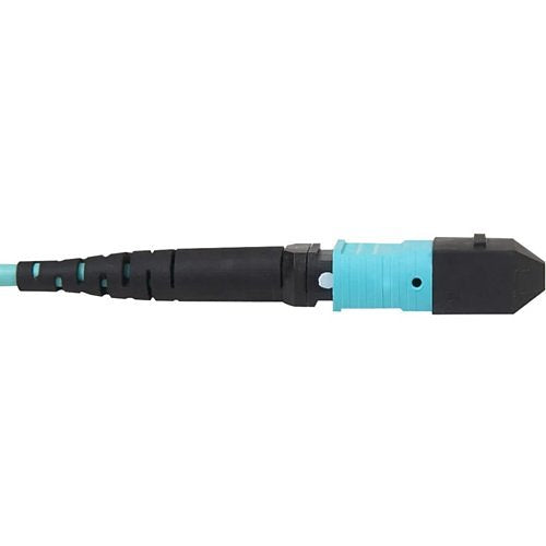 ICC ICFOJATG50 MTP-MTP Plenum Multimode 50/125 (OM3) Type Fiber Optic Patch Cable with 12-Fiber in Aqua