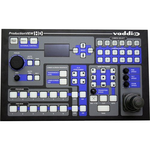 Vaddio ProductionVIEW HD Camera Control Console, Black (999-5600-000)