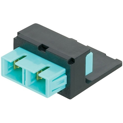 Panduit CMSAQSCZBL Mini-Com Multimode Simplex SC Adapter, Black