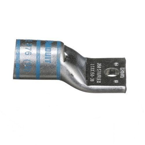 Panduit LCAX350-38-6 Compression Connector Lug, 1-Hole, 350kcmil, Copper