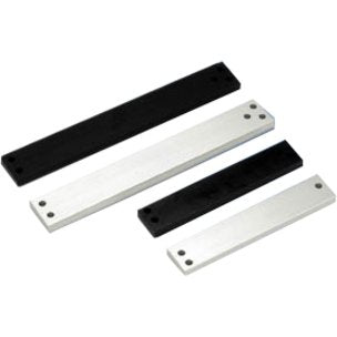 Securitron ASB-62CL 8" Aluminum Shim Bracket for Aluminum Doors M62, Clear