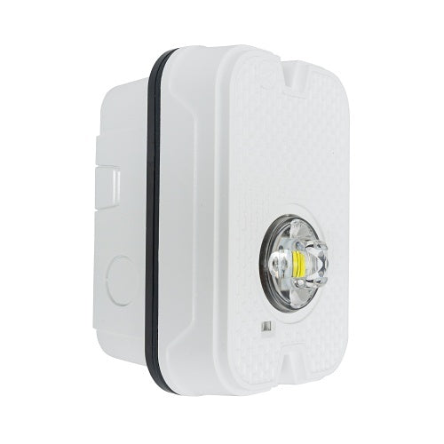 System Sensor SGWKLED-P L-Series Outdoor Compact Wall-Mounted LED Strobe, \\"PLAIN\\", White