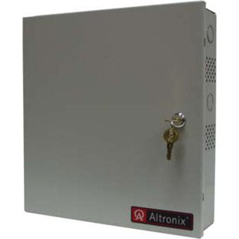 Altronix SMP10PM12P4CB Power Supply Charger, 4 PTC Outputs, 12VDC at 10A, 115VAC, Supervision, BC300 Enclosure Image of AX-10PM12P4C