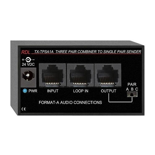 RDL TX-TPSA1A TX Series Three-Pair Combiner to Single-Pair Sender
