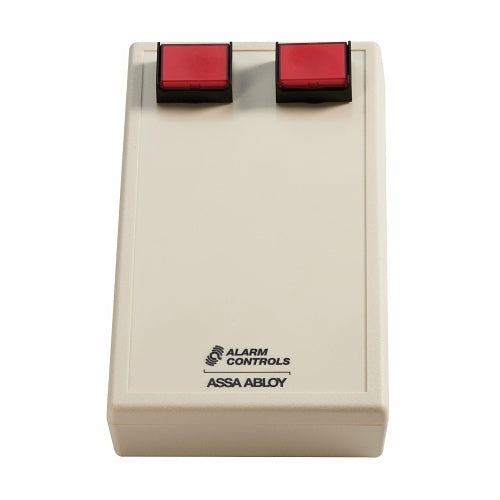 Alarm Controls DTC-M1K2AGN Desktop Console with SPDT Momentary Switches, Black
