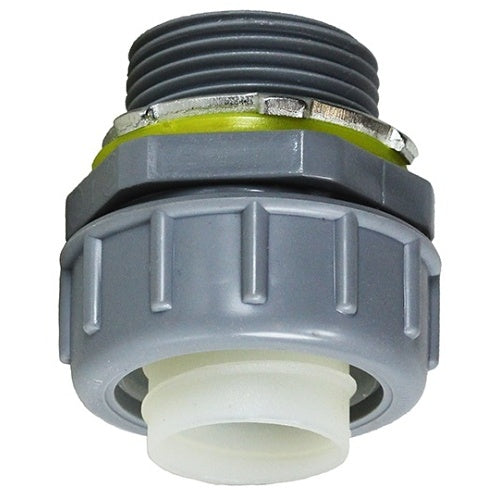 Dottie NLT150 Conduit Adapter, 1-1/2\\" Straight PVC Liquid Tight Connector
