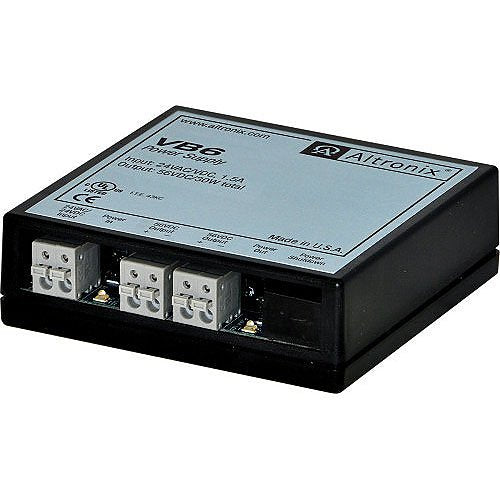 Altronix Voltage Booster, Converts 24VAC or 24VDC to 56VDC @ 30W, 2 Outputs Image of AX-VB6
