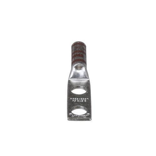 Panduit LCC2-38DW-Q Compression Connector Lug, 2-Hole, #2AWG, Copper
