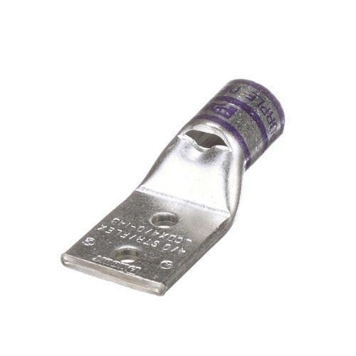Panduit LCDX4/0-14B-X Compression Connector Lug, 2-Hole, Flex, 4/0AWG, Copper