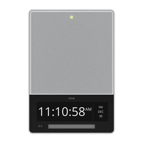 AXIS C1710 Network Display Speaker, Wall-Mounted 3-in-1 Public Address Solution
