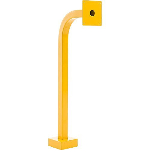 Pedestal Pro 36-APD-YEL 36\\" Safety Yellow Gooseneck Pedestal, Powder Coated, 12\\" Neck Reach
