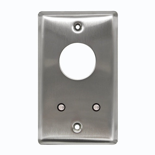Camden CM-1292-76242 KEY Switch Flush Stainless Steel Faceplate with LED