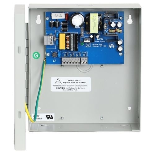 Altronix SAV4D CCTV Power Supply, PTC Class-2 Outputs, 12VDC at 5A, BC100 Enclosure, Grey