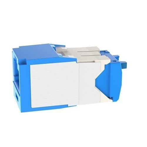 Panduit CJK6X88TGBU Mini-Com CAT6a UTP RJ45 TG Keyed Jack Module, Blue