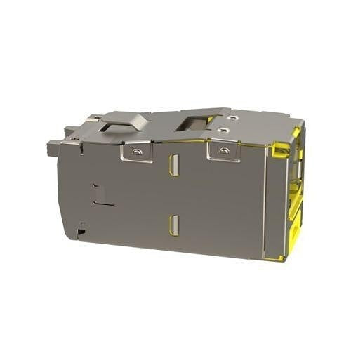 Panduit CJSH688TGYLY Mini-Com CAT6 Shielded RJ45 Spring-Shuttered TG Jack Module, Yellow
