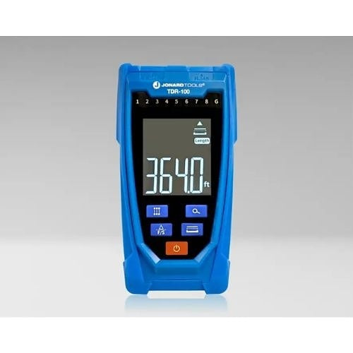 Jonard Tools TDR-100 Network Cable Tester and TDR, 6.6-1312\' Detection