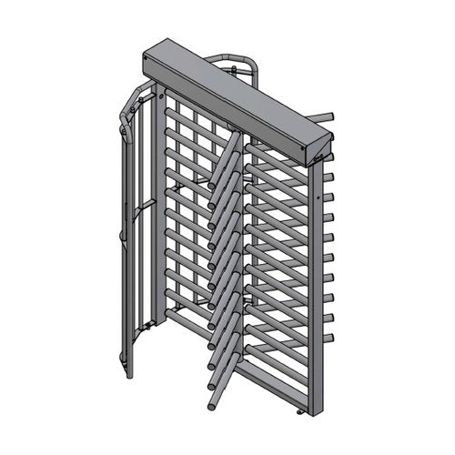 ZKTeco TST-2900-GALVANIZED Full Height Turnstile, Galvanized
