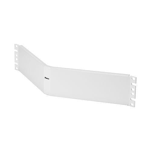 Panduit CPAF2WH Angled Filler Panel, 2RU, White