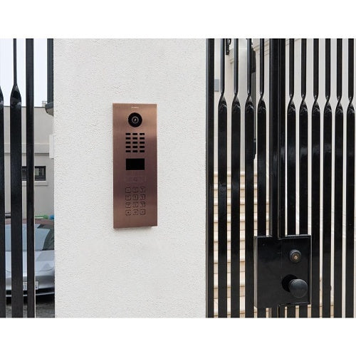 DoorBird D2101KV IP Video Intercom, Keypad, Bronze PVD