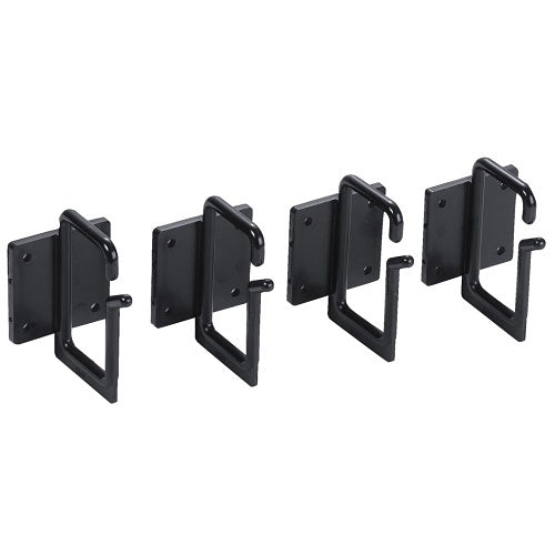 Hubbell MCCPSR4 Cable Management Hardware, Plastic Cable Management Rings, Non-Adhesive