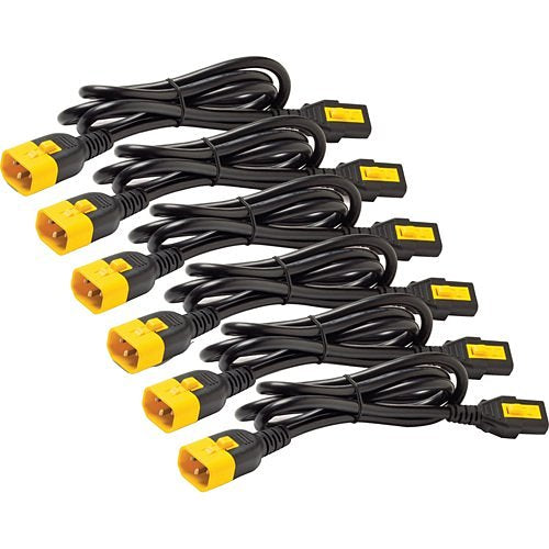 APC AP8704S-NA Power Cord Kit, Locking, C13 to C14, 1.2m