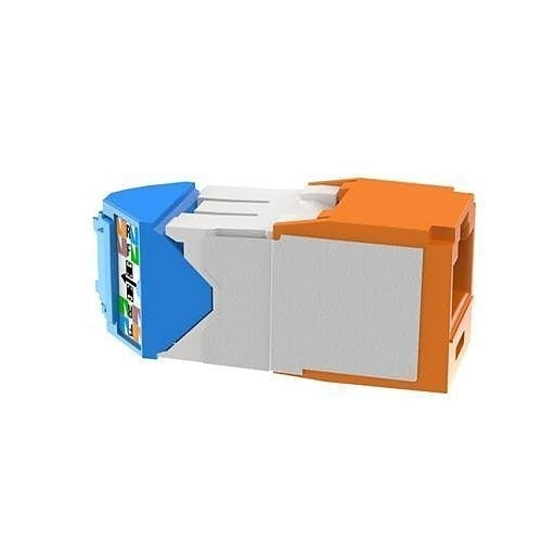 Panduit CJLR6X88TGOR CAT6A Left/Right 45 Degree Wirecap Jack TG