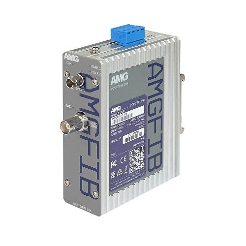 AMG Systems AMGFIB-1VT-S1A AMGFIB Series 1-Channel CVI / TVI / AHD / CVBS Video Transmitter, Singlemode 20Km, 1-Fiber, A-Side