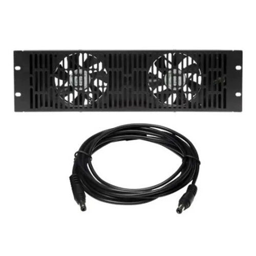 Sanus CAFQ01-B1 Component Series Ultra Quiet Rack Fan, EcoSystem Compatible, 3U RMS
