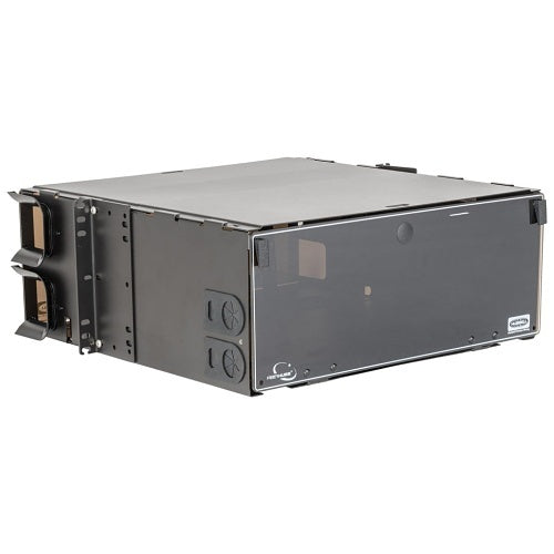 Hubbell FCR4U15SPX FCR-X Series Fiber Rack Mount Enclosure, 4U, 15 LGX Panels, Unloaded