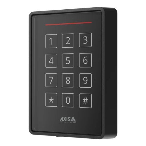 AXIS A4131-E RFID Access Reader with Keypad, Single-Gang Mount