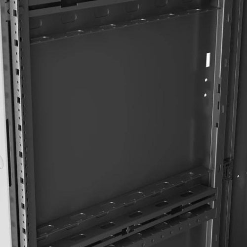 Middle Atlantic DWR-24-17PD Pivoting Rack, Plexi Front Door, 17\\" Depth, Wall Mounted, 24U