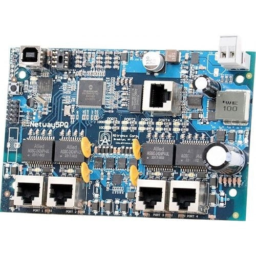 Altronix NETWAY5PQ Linq Managed Network 5-Port Hardened PoE+ Switch Board