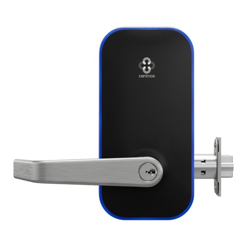 Centrios CEB100-AU-626-GA-CE234S-497-KR Cylindrical Lock, GA Keyway, Augusta Lever, 2 3/4\\" Backset, Satin Chrome