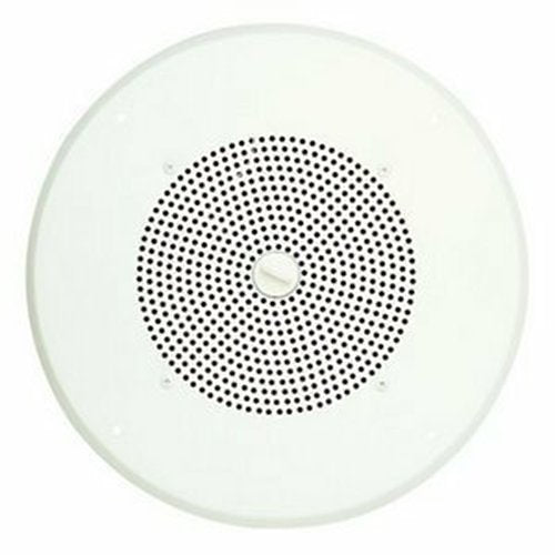 Bogen ASWG1DK 8" Self-Amplified Ceiling Speaker, Detachable Front-Mounted Volume Control Knob, Off White