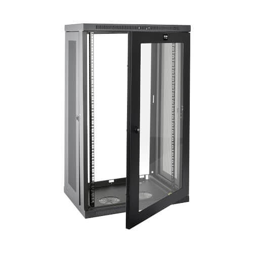Eaton Tripp Lite SRW21UG SmartRack Low-Profile Switch-Depth Wall Mount Half-Height Rack Enclosure with Clear Acrylic Window, 16.5\\" (42cm), 200lb (90.7kg), 21U